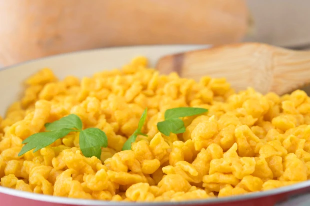 Kürbisspätzle
