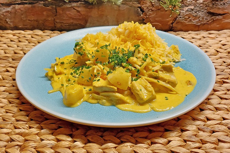 Puten-Ananas-Curry
