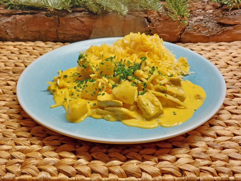 Puten-Ananas-Curry