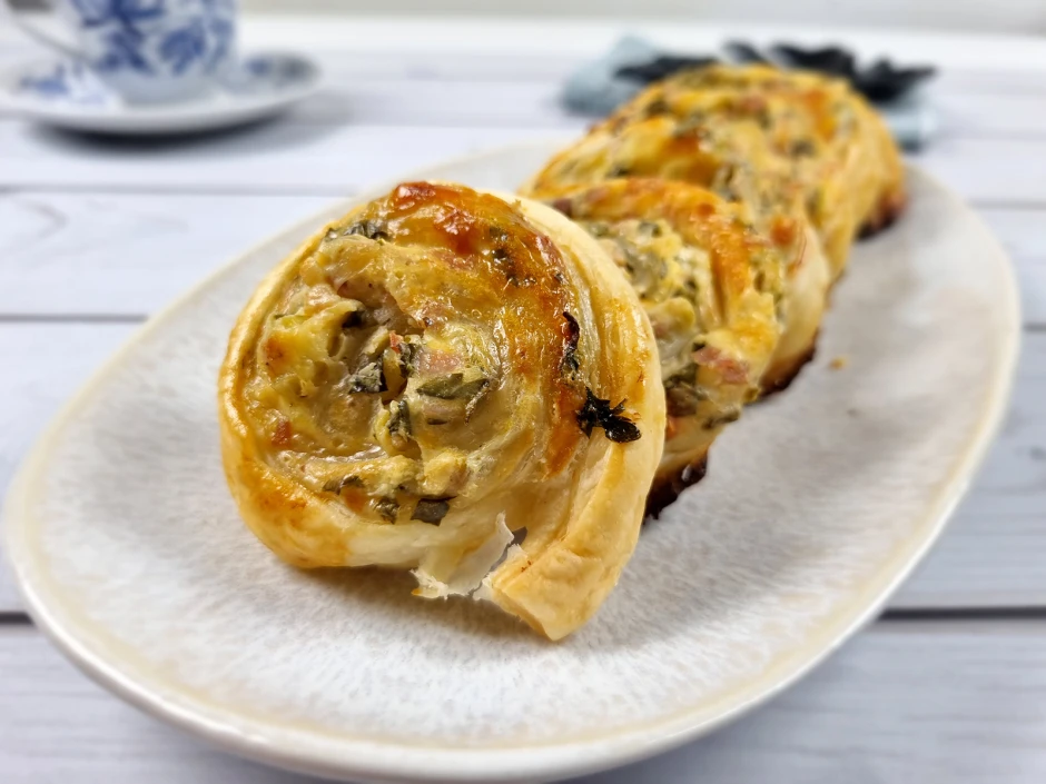 Bl&auml;tterteigschnecken