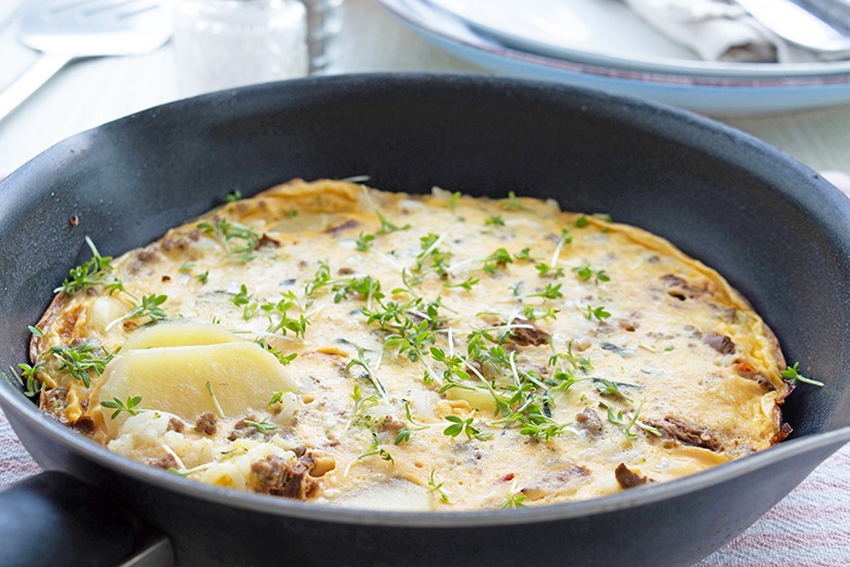 Fleisch-Erdäpfel Tortillas