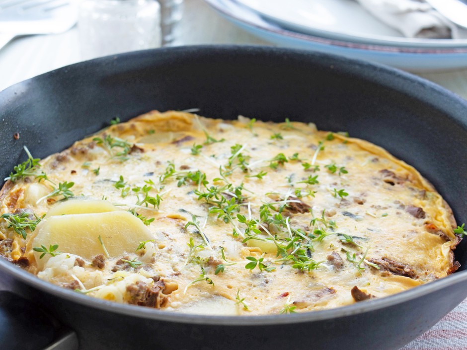 Fleisch-Erdäpfel Tortillas