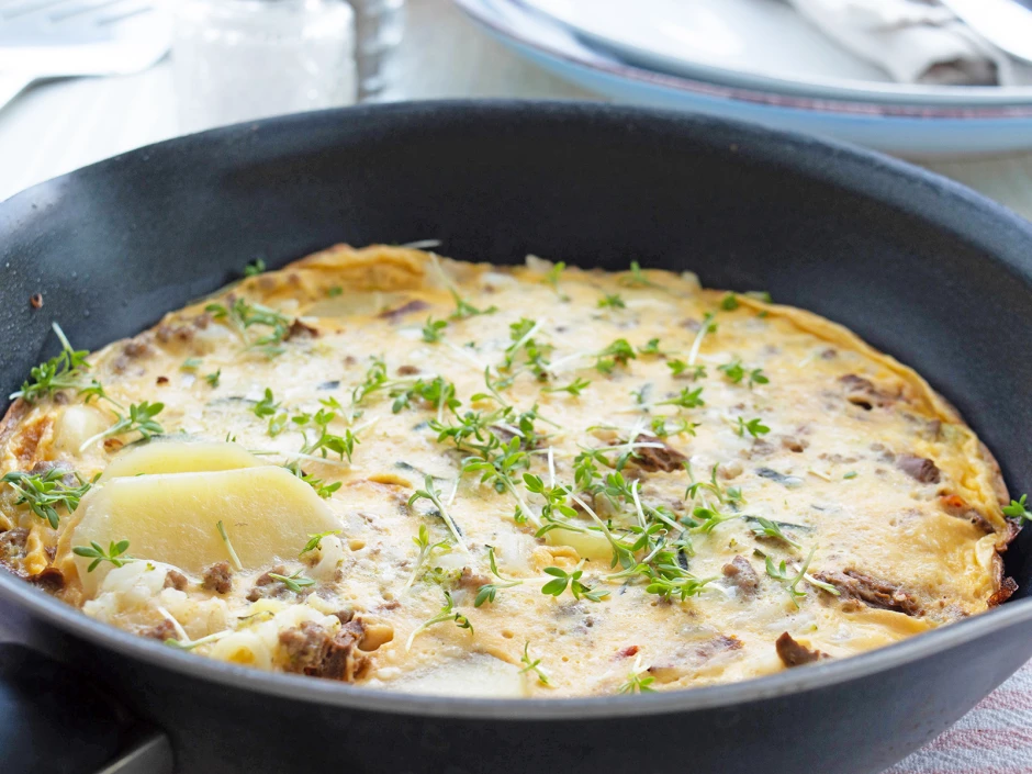 Fleisch-Erd&auml;pfel Tortillas