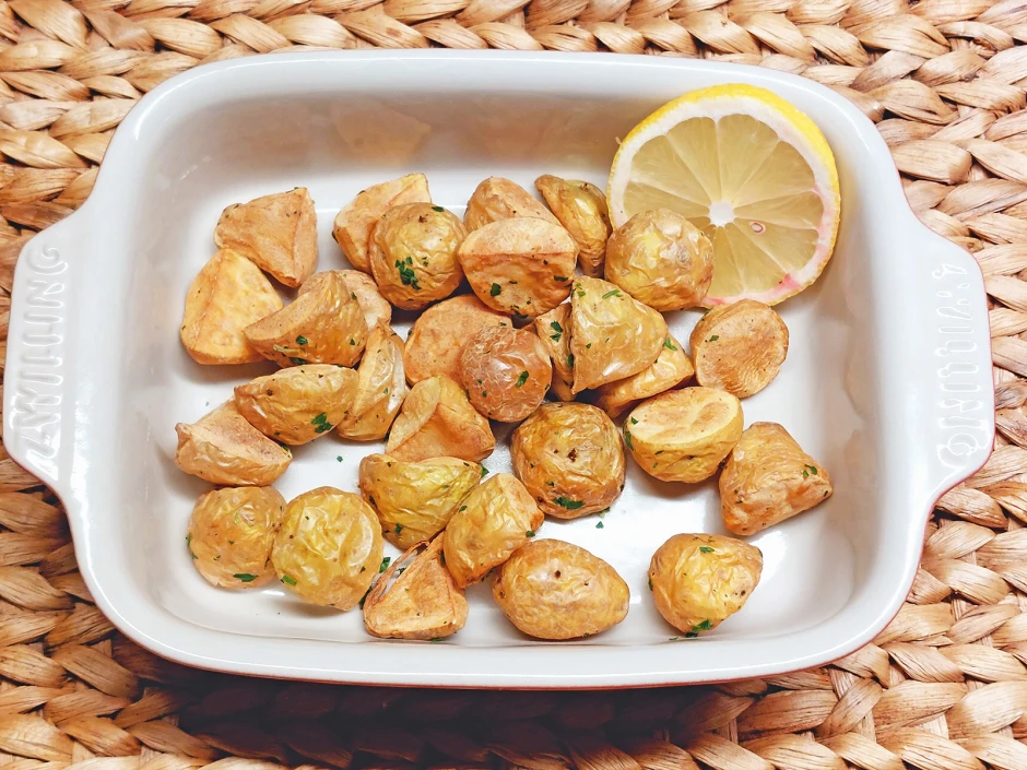 Zitronenkartoffeln aus der Hei&szlig;luftfritteuse