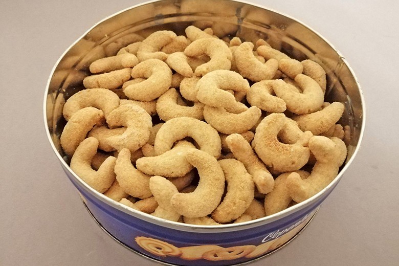 Vanillekipferl mit Kokosblütenzucker