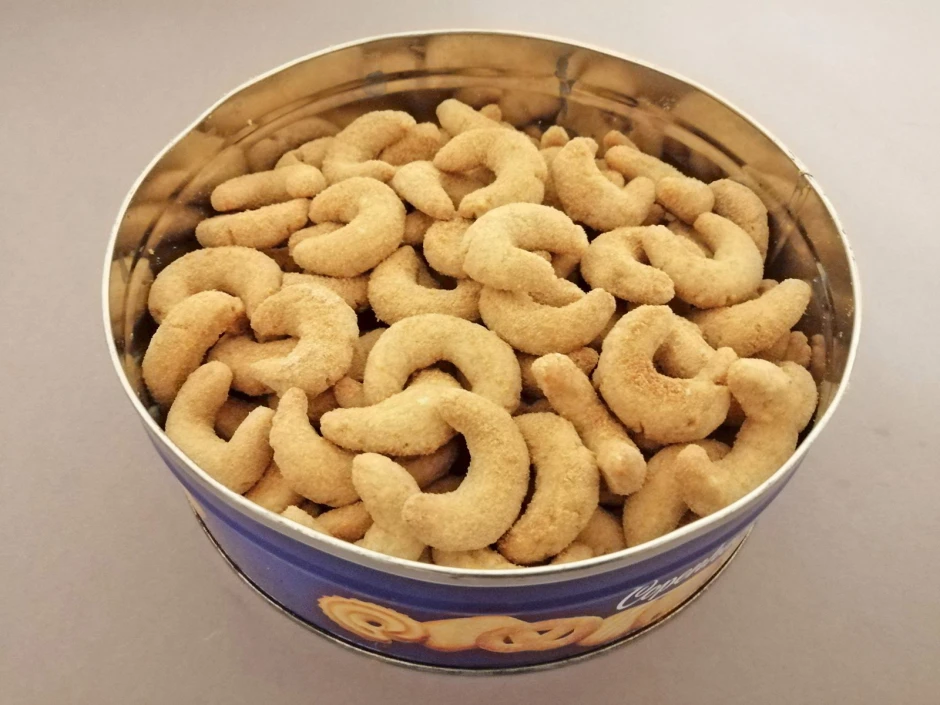 Vanillekipferl mit Kokosblütenzucker