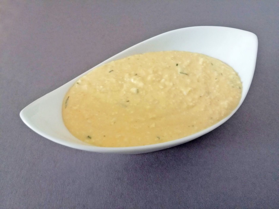 Eiersoße mit Currykrautöl