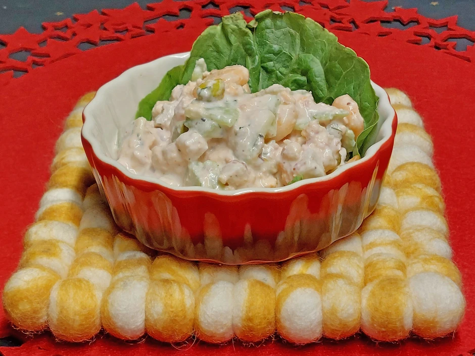 R&auml;ucherlachscreme mit Garnelen