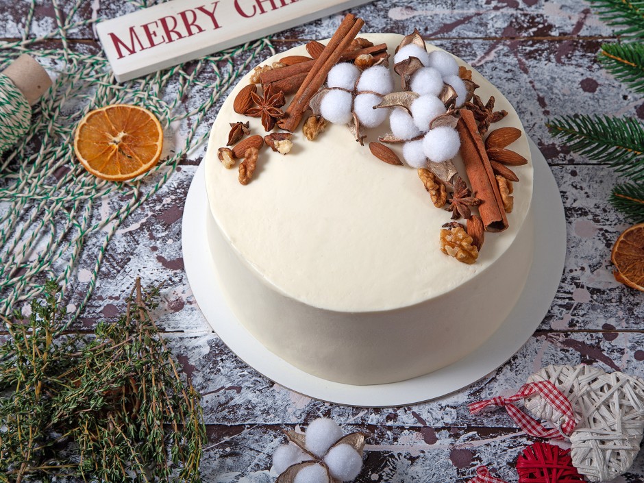 Weihnachts-Obers-Torte