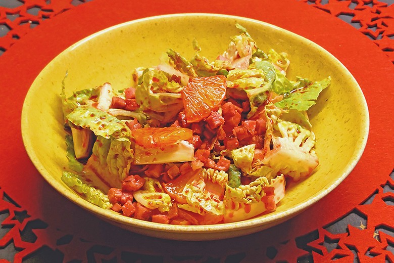 Salatherzen mit Rote-Rüben-Vinaigrette