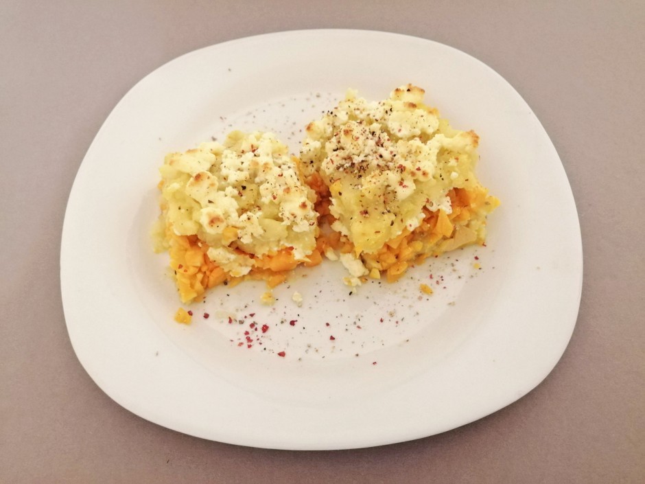 Erdäpfel-Kürbis-Auflauf