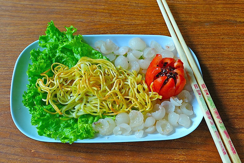 Nudeln mit Longan
