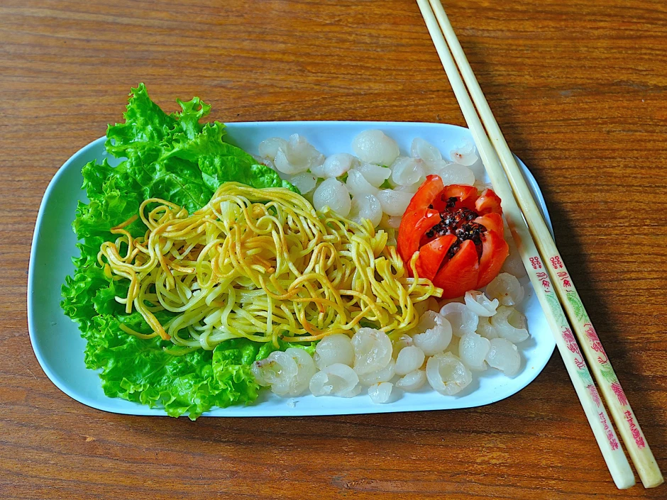 Nudeln mit Longan