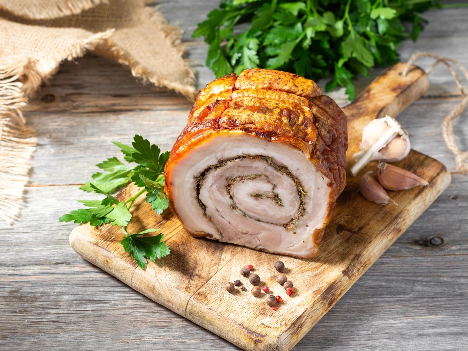 Rollbraten mit Kr&auml;uterf&uuml;llung