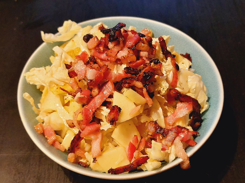 Chinakohlsalat mit Senfdressing