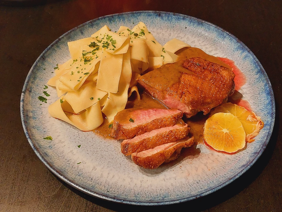 Entenbrust mit Orange