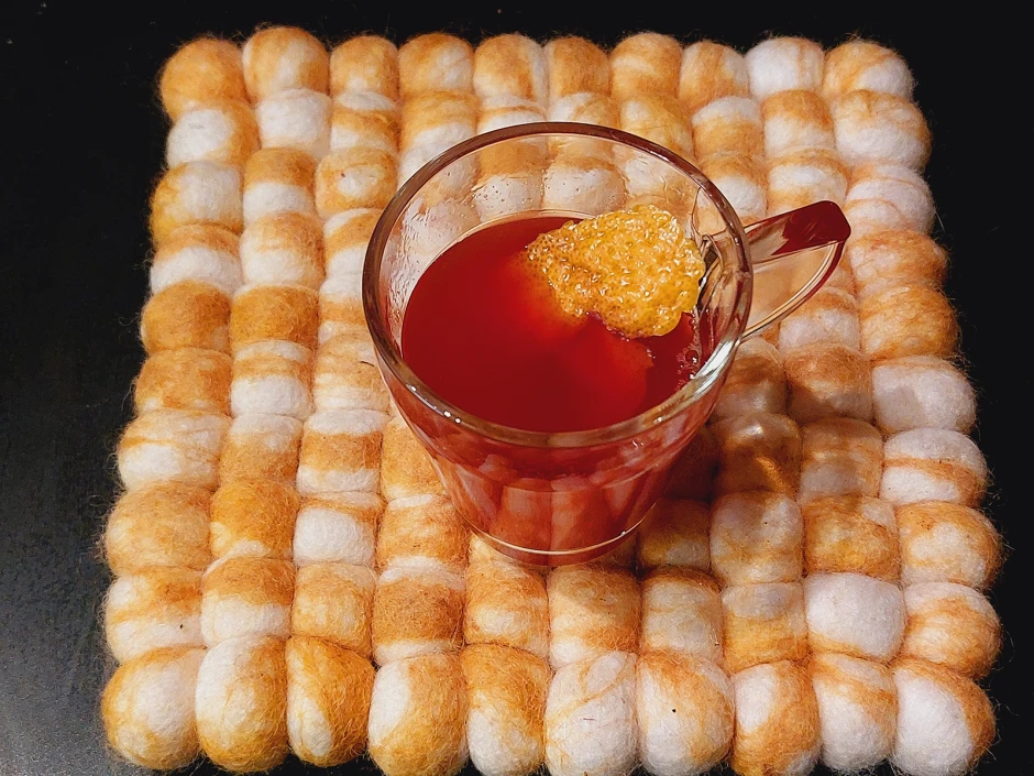 Granatapfel-Orangenpunsch