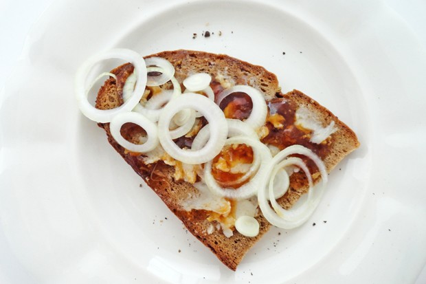 Schmalzbrot mit Zwiebel