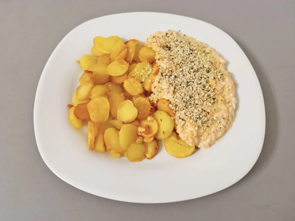 Bratkartoffeln mit Hanf-Karotten