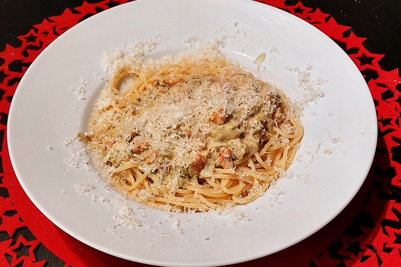 Spaghetti mit Artischockenobers