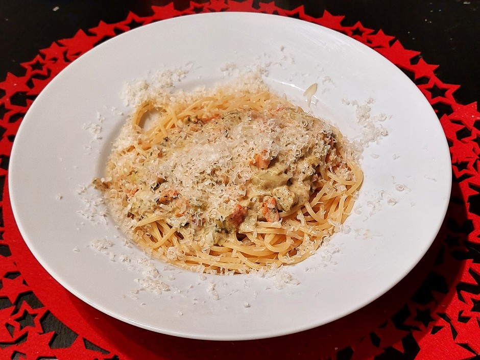 Spaghetti mit Artischockenobers