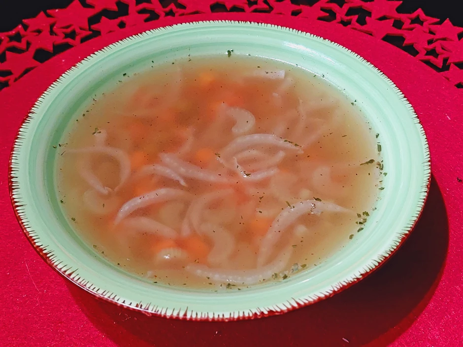 Chinakohl-Erbsensuppe