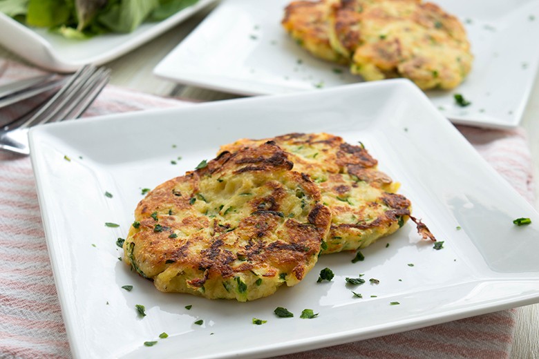 Zucchini-Ricottataler