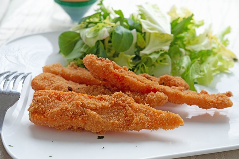 Karottenschnitzel