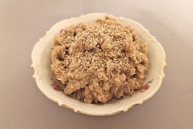 Sesam-Erdmandel-Aufstrich mit Kokosblütenzucker