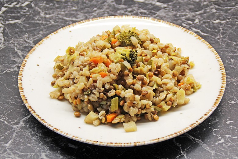 Gersten-Linsen-Risotto