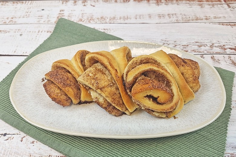 Franzbrötchen mit Hafermilch