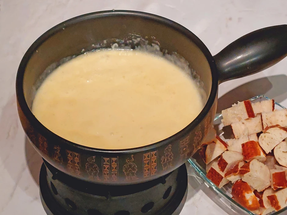 Fribourger K&auml;sefondue