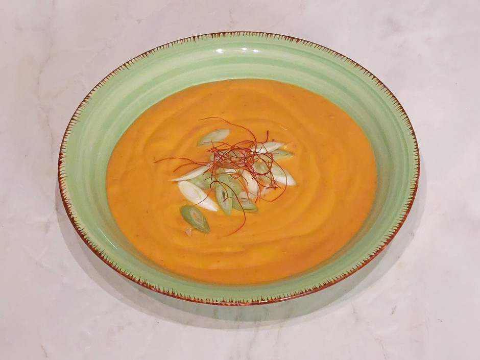 Mais-Kichererbsen Suppe
