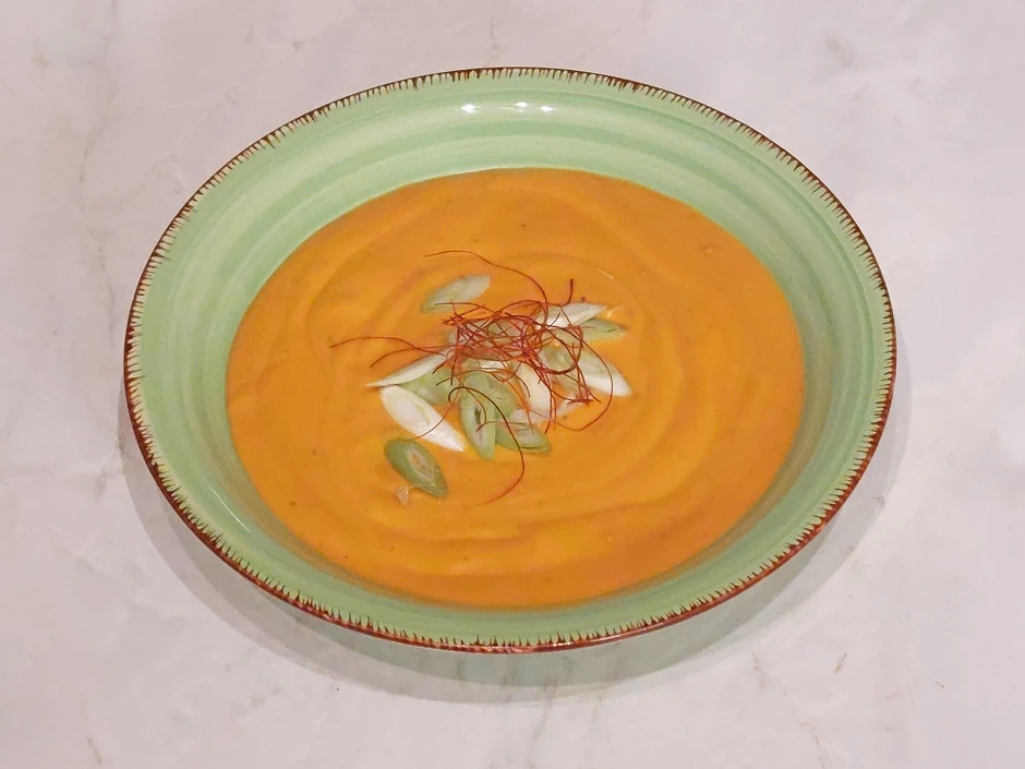Mais-Kichererbsen Suppe