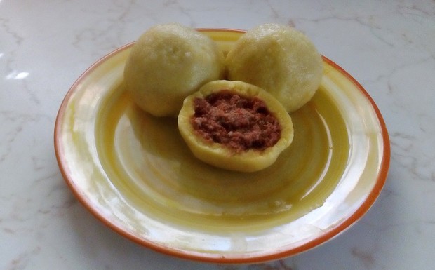 Hascheeknödel
