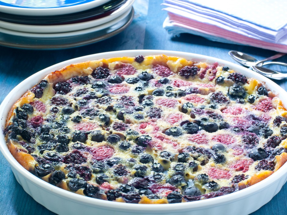 Beeren-Clafoutis Low-Carb