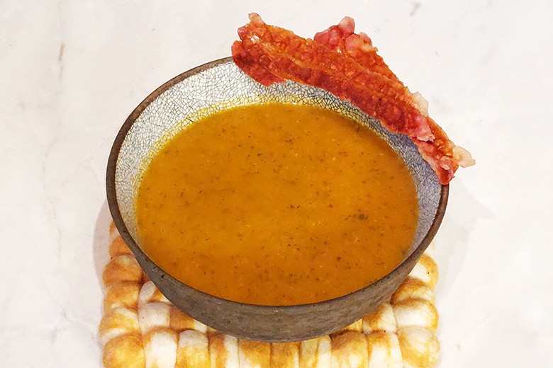 Sellerie-Kürbis-Ingwer Suppe