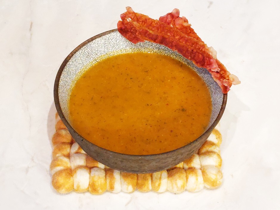 Sellerie-Kürbis-Ingwer Suppe