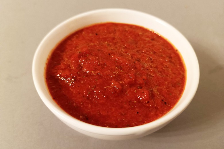 Paprikasauce für Pizzaboden