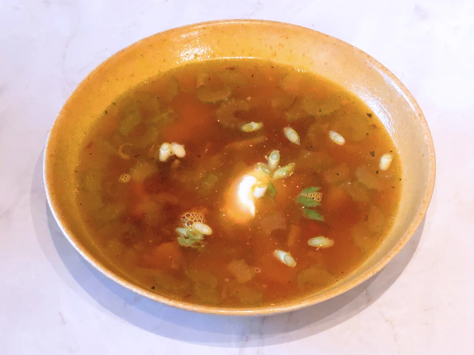Bunte Gemüsesuppe
