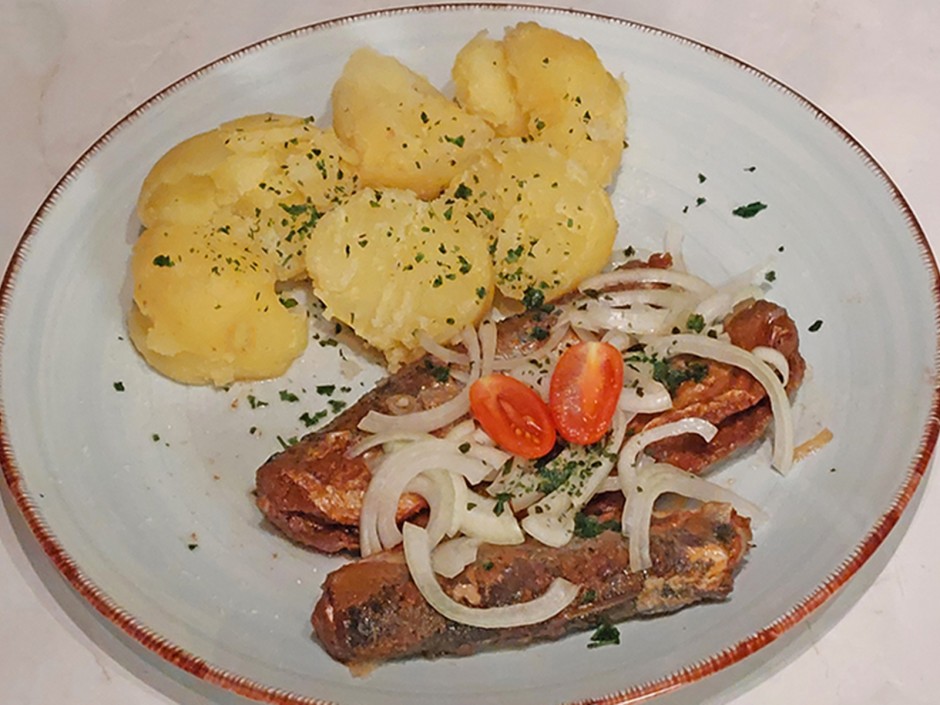 Bratheringe mit Kartoffeln