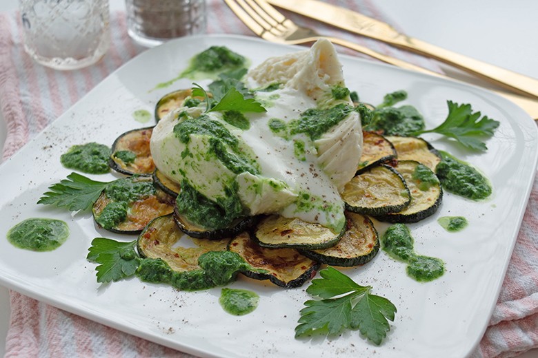 Smashed Zucchini