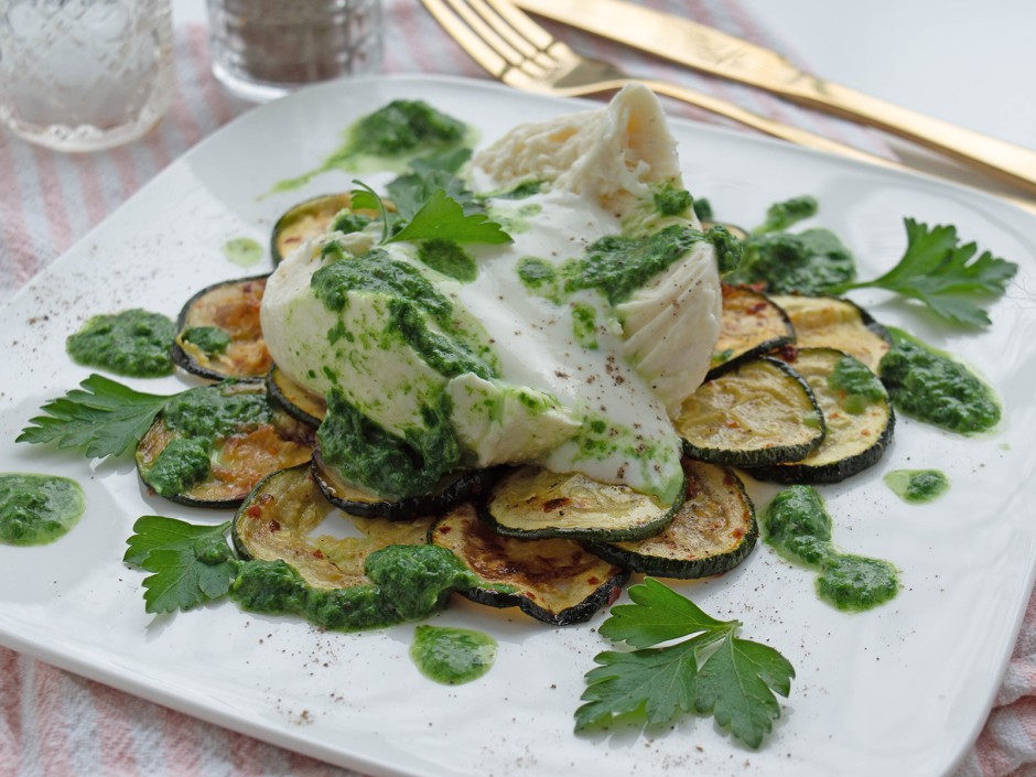 Smashed Zucchini