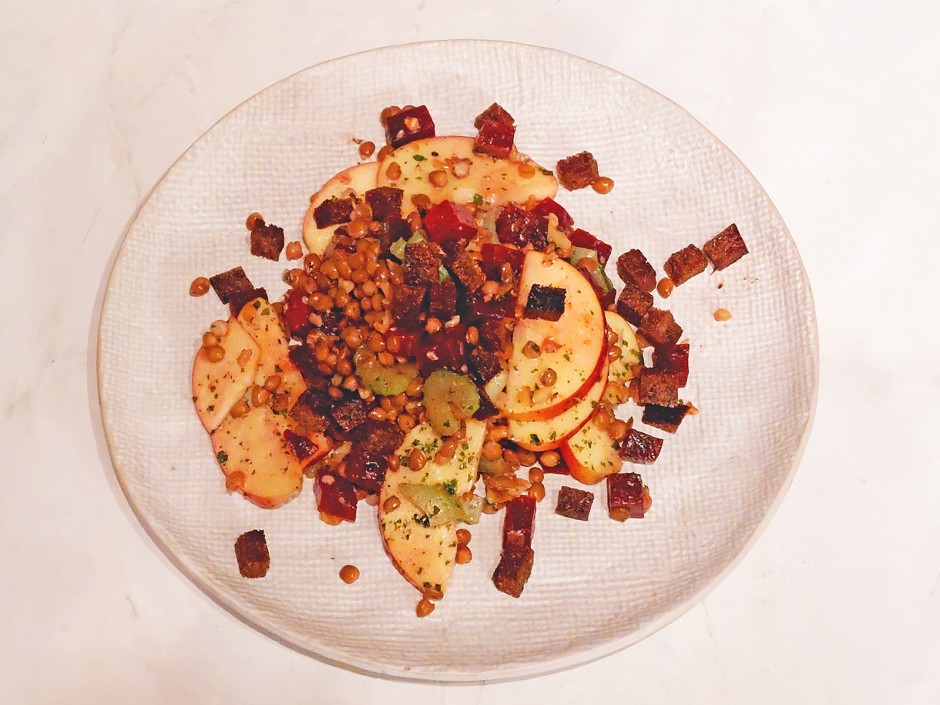 Linsen-Apfel-Salat
