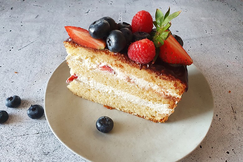 Naked Cake Geburtstagstorte