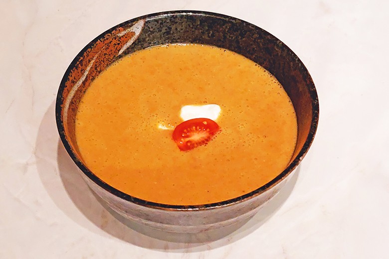 Linsensuppe nach indischer Art