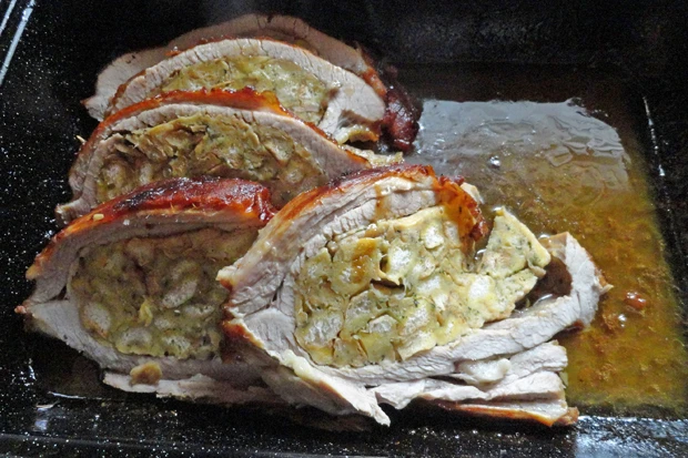 Gef&uuml;llte Kalbsbrust