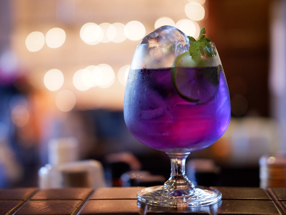 Veilchen Spritzer Cocktail