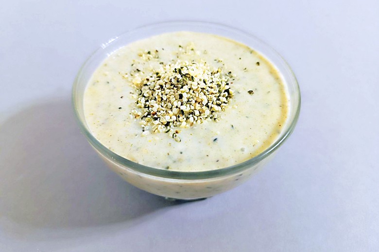 Hanf-Vanillepudding