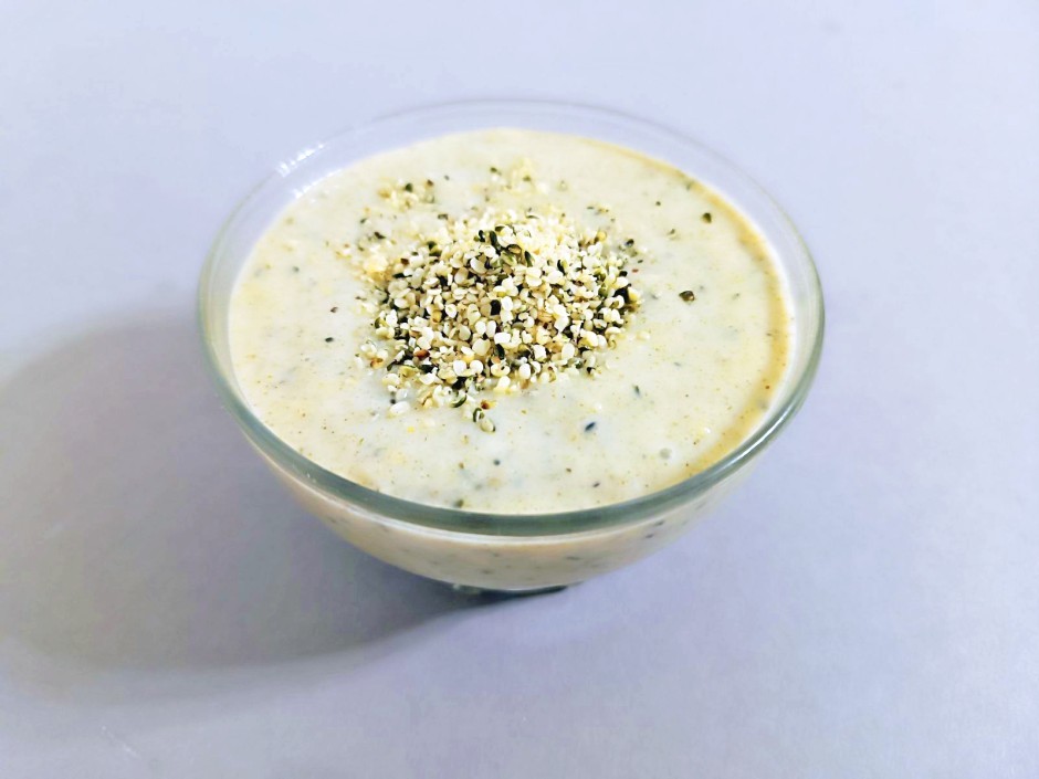 Hanf-Vanillepudding